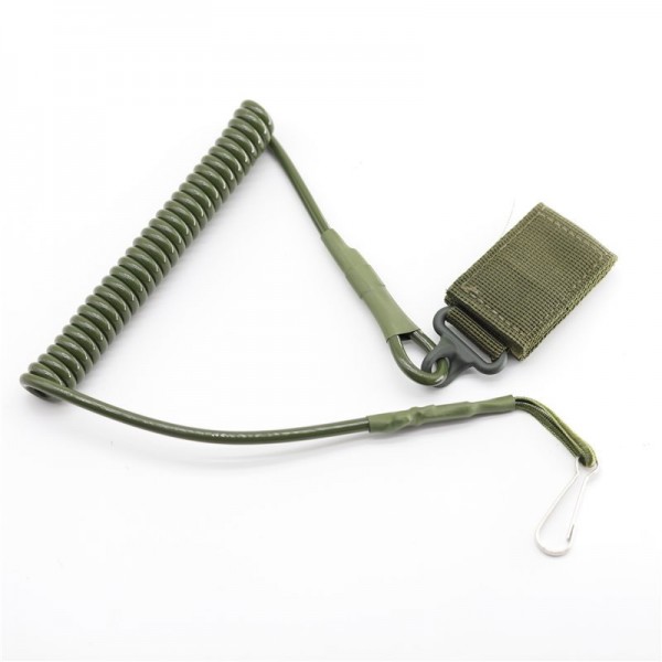 Molle Anti-lost Stretch Cord Safety Lanyard