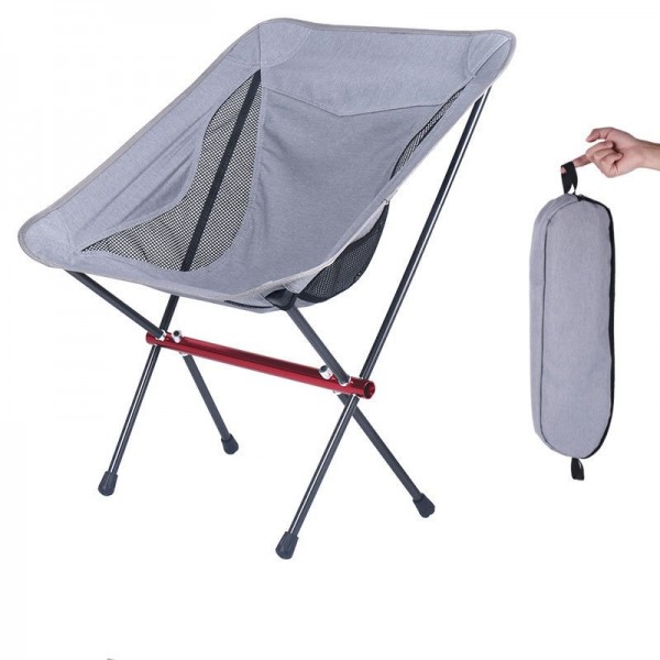 Ultralight Compact Heavy Duty Outdoor Folding Chair For Camping, Fishing, Hiking