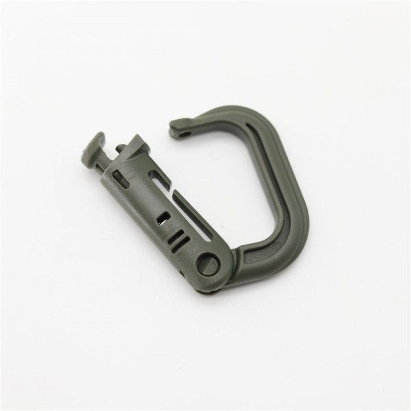 Tactical D-Ring Carabiners Snap Clip, Molle Hanging Hooks For Camping Hiking