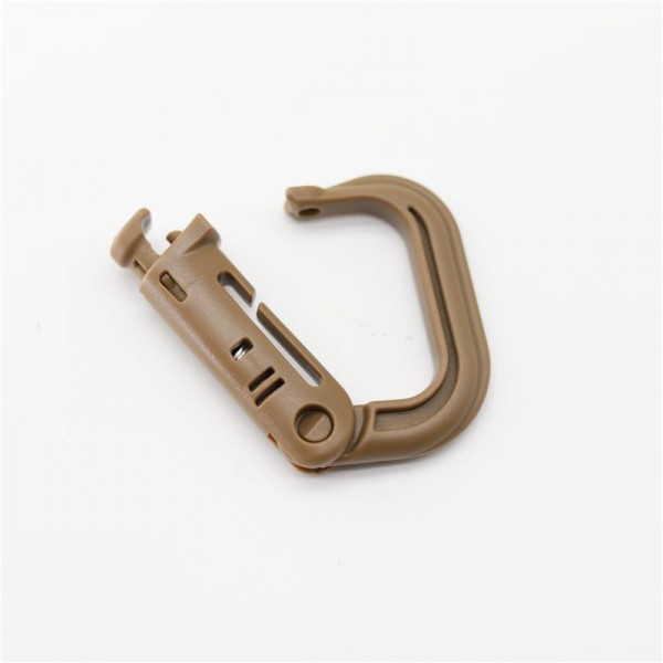 Tactical D-Ring Carabiners Snap Clip, Molle Hanging Hooks For Camping Hiking