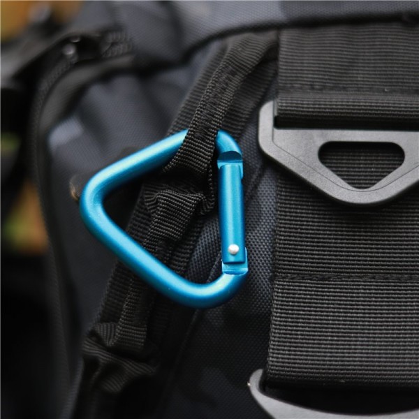 Multicolor Triangle Carabiners Hook Clips Camping Accessories Buckle for Outdoor Hiking Traveling