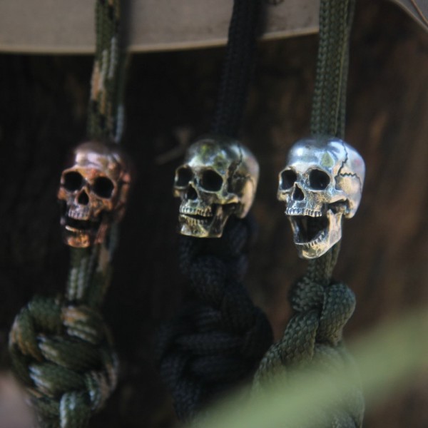 Fantastic Realistic Handmade Skull Knife Pendant Slingshot Pendant