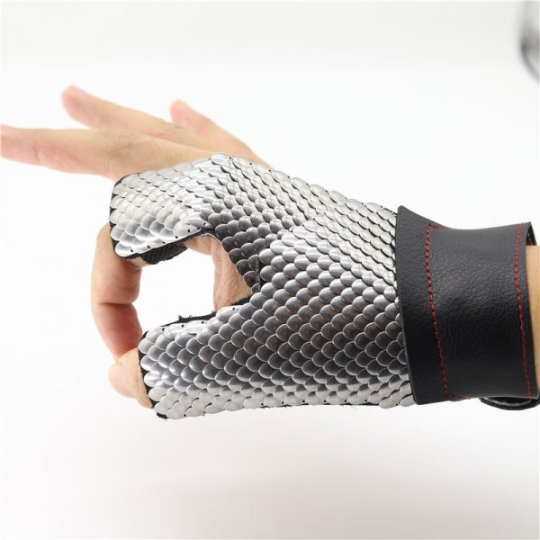 Handmade Dragon Scale Kevlar Protective Glove For Slingshot Shooting, Frameless Shooting Or Darts Shooting