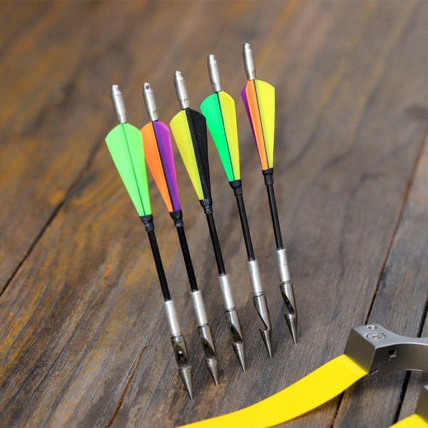 Carbon fiber slingshot darts for entertainment, orginal patent design