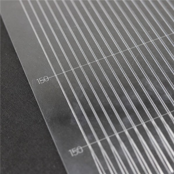 Acrylic Rubber Strings Cutting Template For Wrap And Tuck Shooters