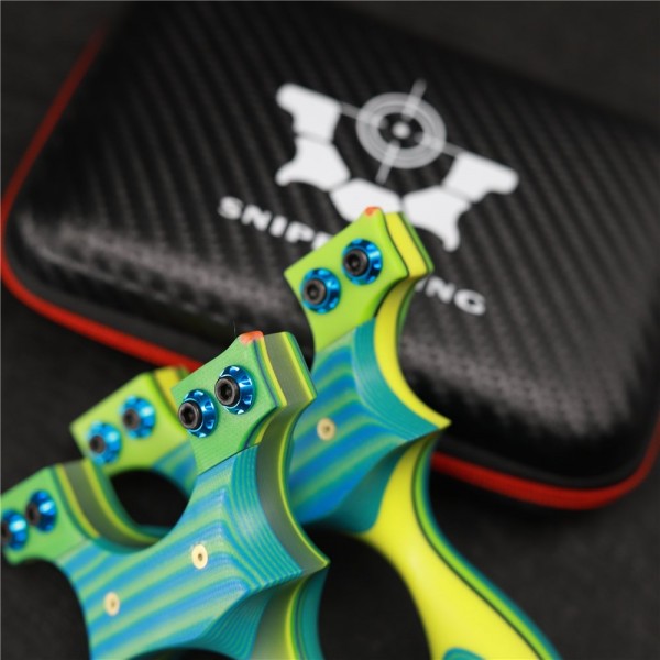slingshots: S-Robin G4 OTT With Clip Design, 100% Handmade Slingshot for Hunting, Customization Acceptable