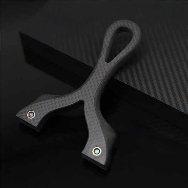 slingshots: S-Pterosaur OTT Carbon Fiber Flat Slingshot With Clip Design, 100% Handmade Customization Acceptable