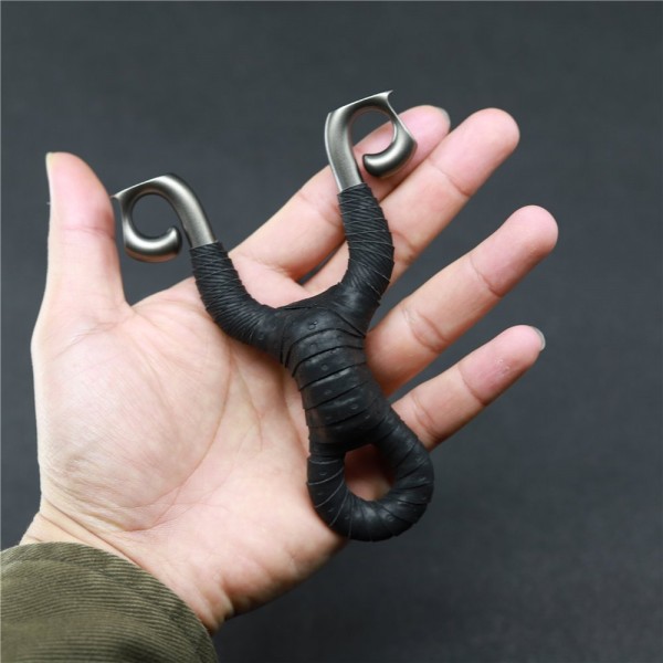 Slingshots: S-Dankung S Chinese Traditional 8mm Cold Bending Slingshot With Stoppers